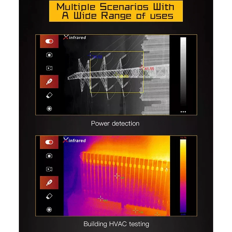 Инфракрасная тепловизионная камера InfiRay T2S T3Pro промышленная печатная плата для