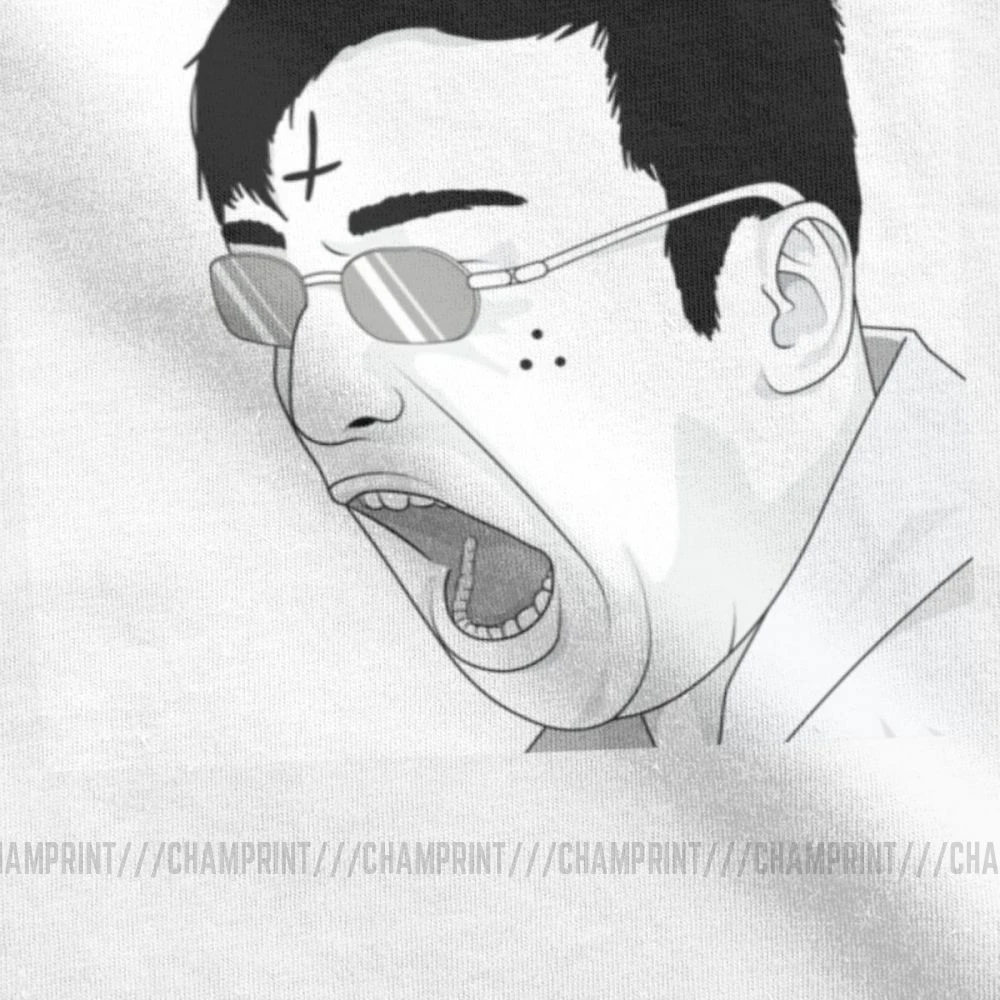 Футболка мужская с коротким рукавом 100% хлопок принтом джоджи|Мужские футболки| |