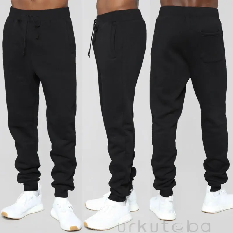Mens Sport Trousers Sweat Pants Jogging Joggers Tracksuit Hiphop Casual Bottoms | Мужская одежда