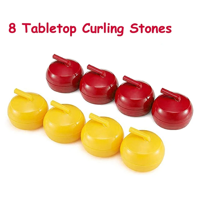 

Foldable Mini Curling Table Curling Ball Tabletop Curling Game For Kid Adult Family School Travel Tabletop Culing Game