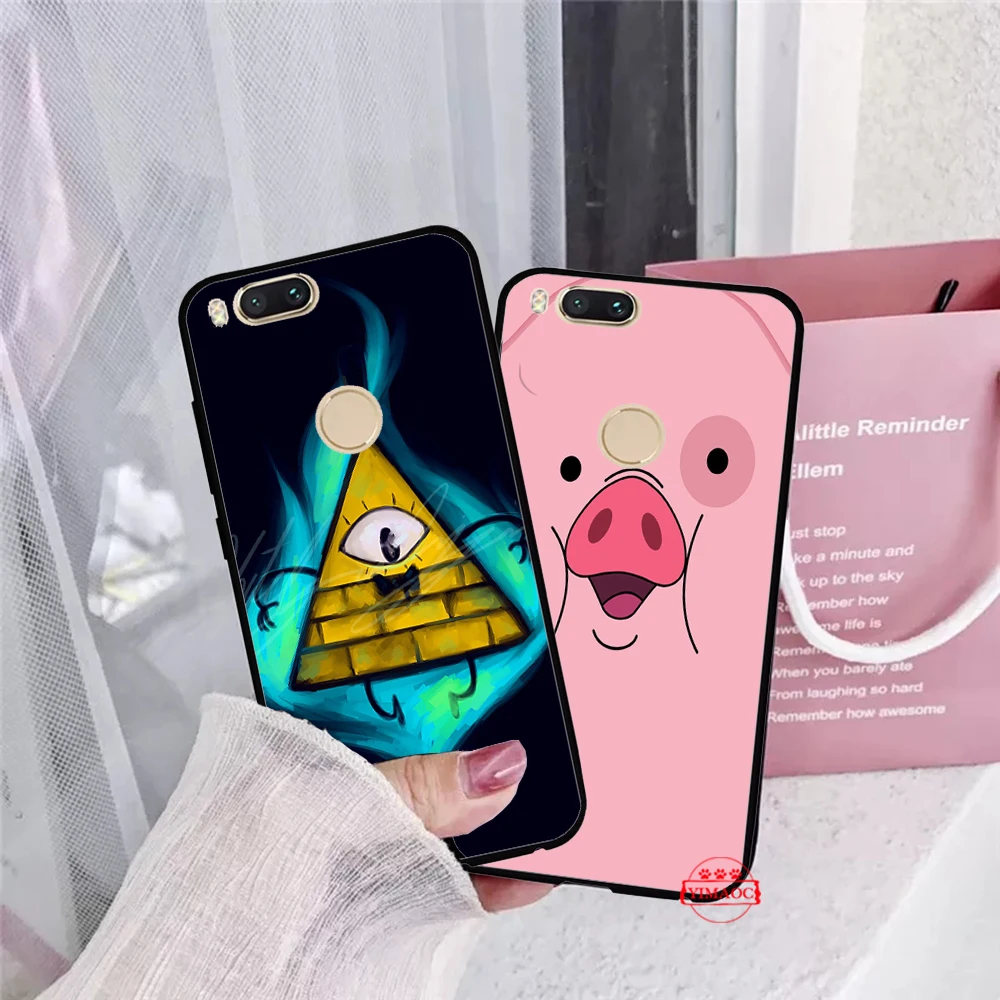 Гравитационный Фолс Розовый Свинья Силиконовый мягкий чехол для Redmi 4A 4X5 Plus 5A 6 Pro 6A