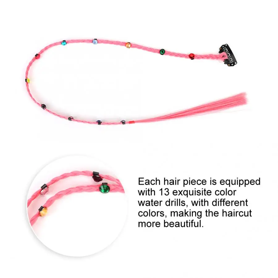 Цветные косички для париков бесследные накладные волосы наращивания блестящие