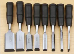 Высокое качество 8 шт.компл. деревообрабатывающие долота индуративные DIY столярные инструменты деревянная резьба вырубка плоское долото перемычка