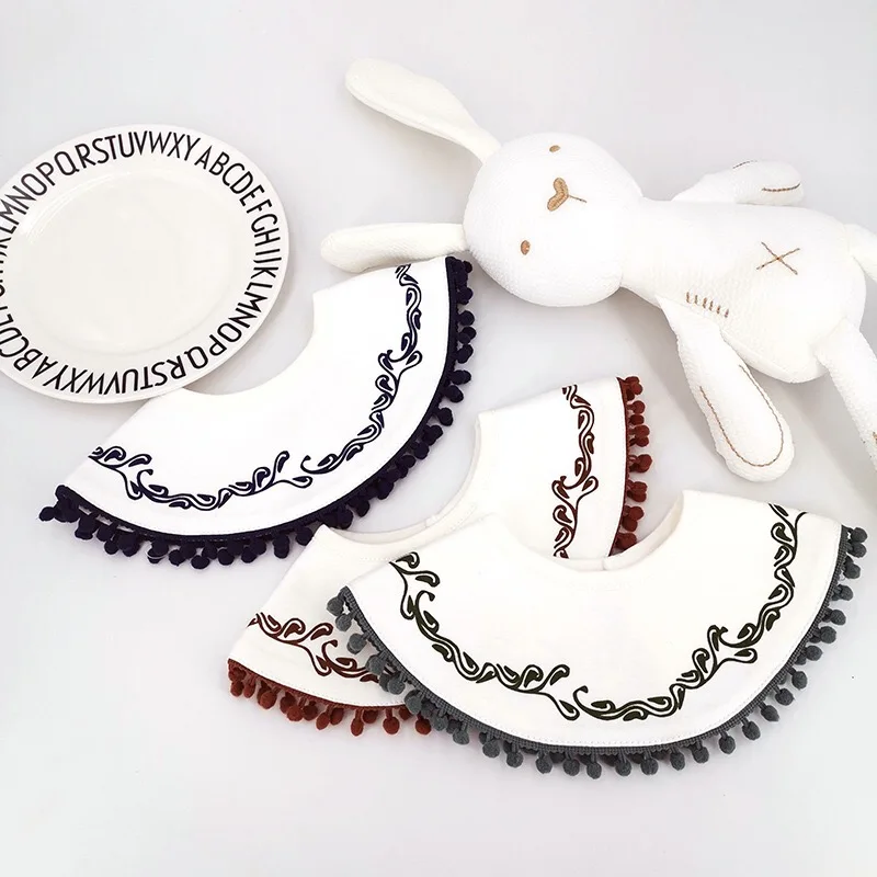 Детский нагрудник с искусственным воротником Новый вращающийся на 360 градусов в