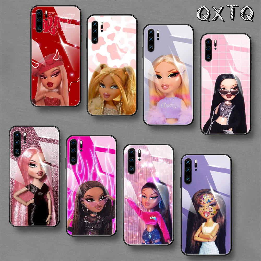 

Bratz Doll Fashion Vintage Tempered Glass Phone Case Cover For Huawei Honor Mate P 8 9 10 20 30 40 A X I Pro Lite Smart 2019