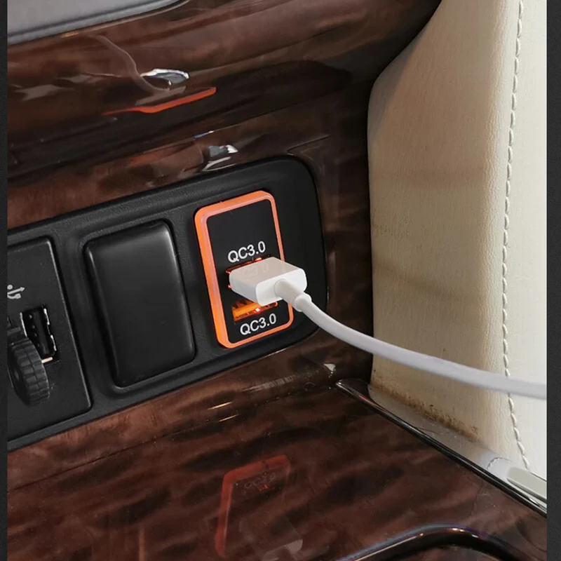 Usb порт быстрой зарядки для nissan y62 patrol nissan patrol y62 аксессуары для интерьера y62 U дисковая розетка