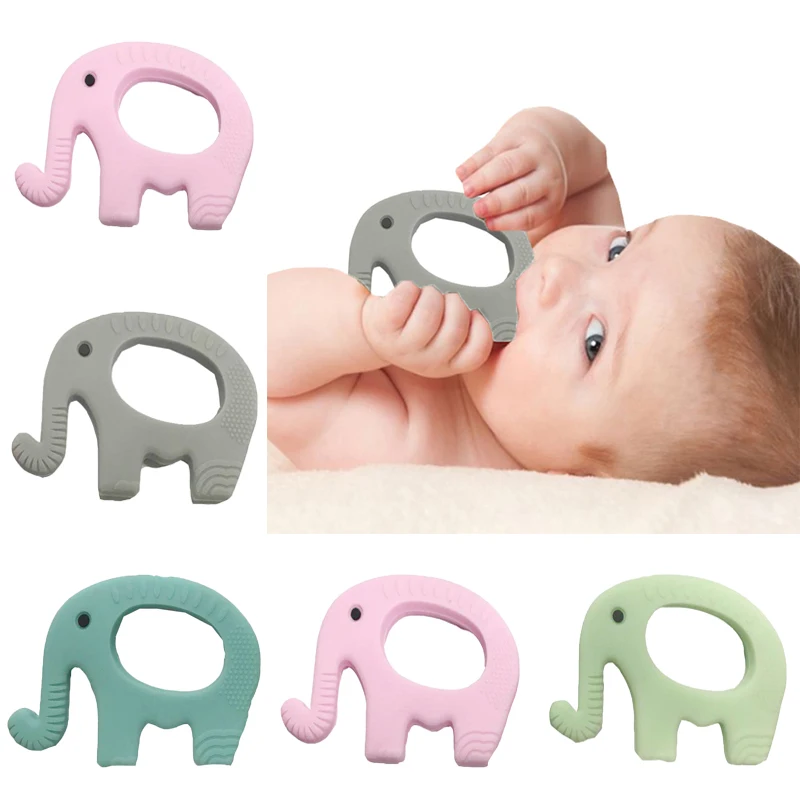 Силиконовый Прорезыватель для зубов в виде слона силиконовые - Цена: 224,67 руб.