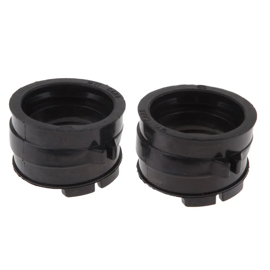 

2pcs Rubber Intake Joint Carburetor Kit for HONDA XRV 750 Africa Twin 93-03