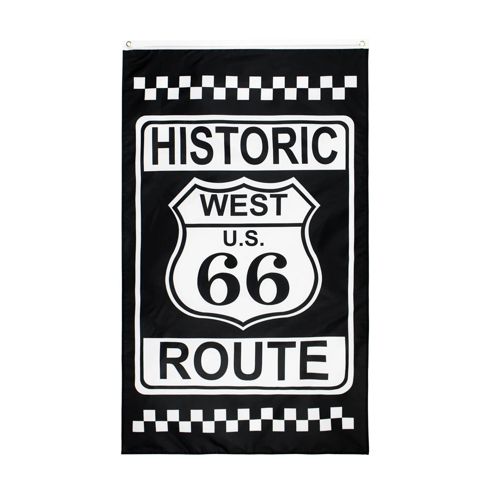 

90x150 см 120x180 см исторический запад США Route 66 флаг