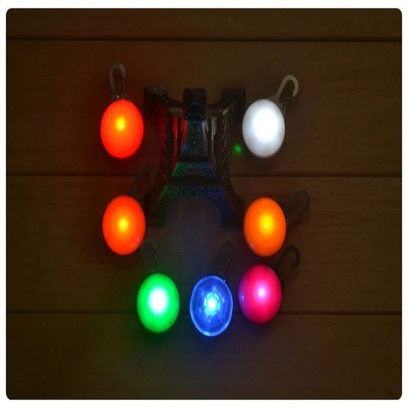 Светодиодный фонарик ошейник для собак и кошек светящийся кулон безопасность