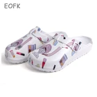 EOFK женские тапочки, косметологические летние больничные хирургические медицинские EVA Нескользящие детские мягкие легкие туфли для спа салона красоты