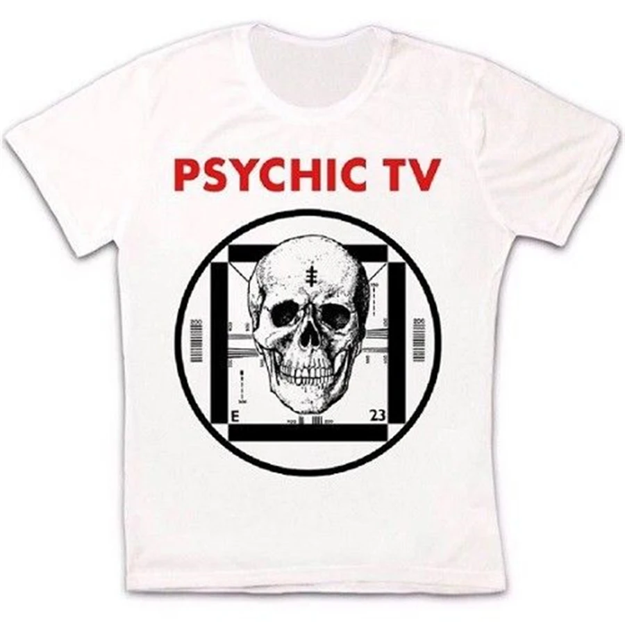 Psychic Tv Force The Hand Of Chance Post панк ретро Винтажная футболка унисекс 1738 для молодежи