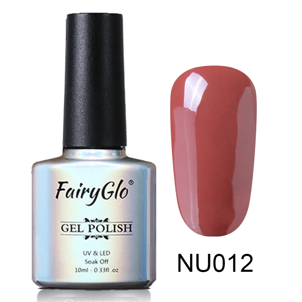 012 FairyGlo, 10 мл, Синий Цветной Гель-лак для ногтей, Полупостоянный Светодиодный УФ-Гель-лак, лак для дизайна ногтей, впитывающий Гель-лак, Матовый верхний слой - Цвет: 012
