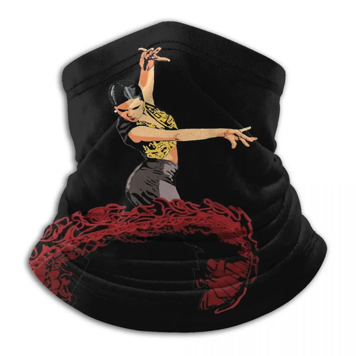 

Балаклава для танцев фламенко, маска, шарф, бандана, охотничьи зимние шали, полумаска, шарфы и шали