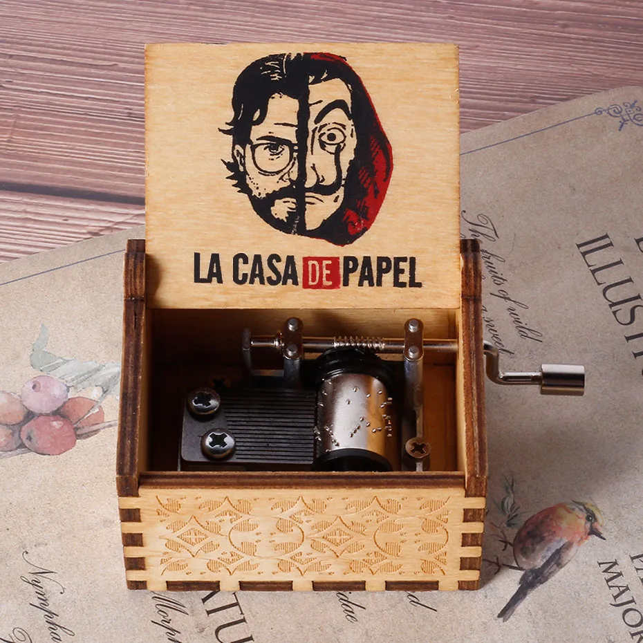 Музыкальная шкатулка с новейшим дизайном La Casa De Papel bella Hello тематическая