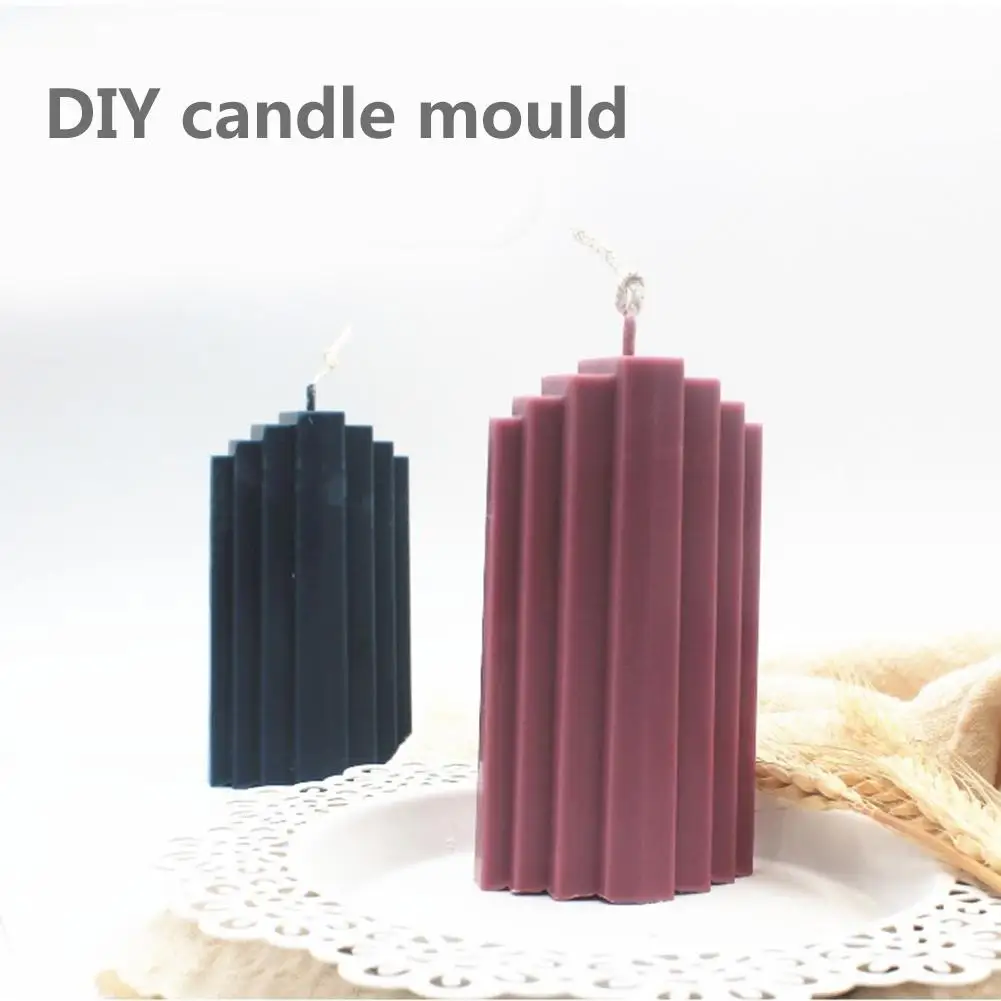 New DIY Handmade Candle Mold Trapezoidal Scented Iceberg Mould | Дом и сад