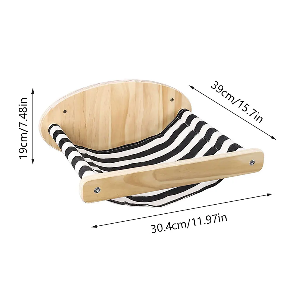 

Cat Hammock Wall Mounted Pets Wall Shelves And Perches Premium Kitten Puppy Furniture For Sleeping Playing Lounging Easily Holds