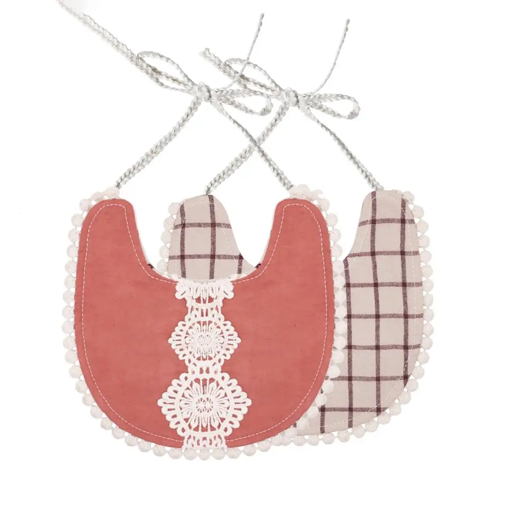 Милые детские нагрудники Слюнявчики двухслойные Детские хлопковые Мультяшные