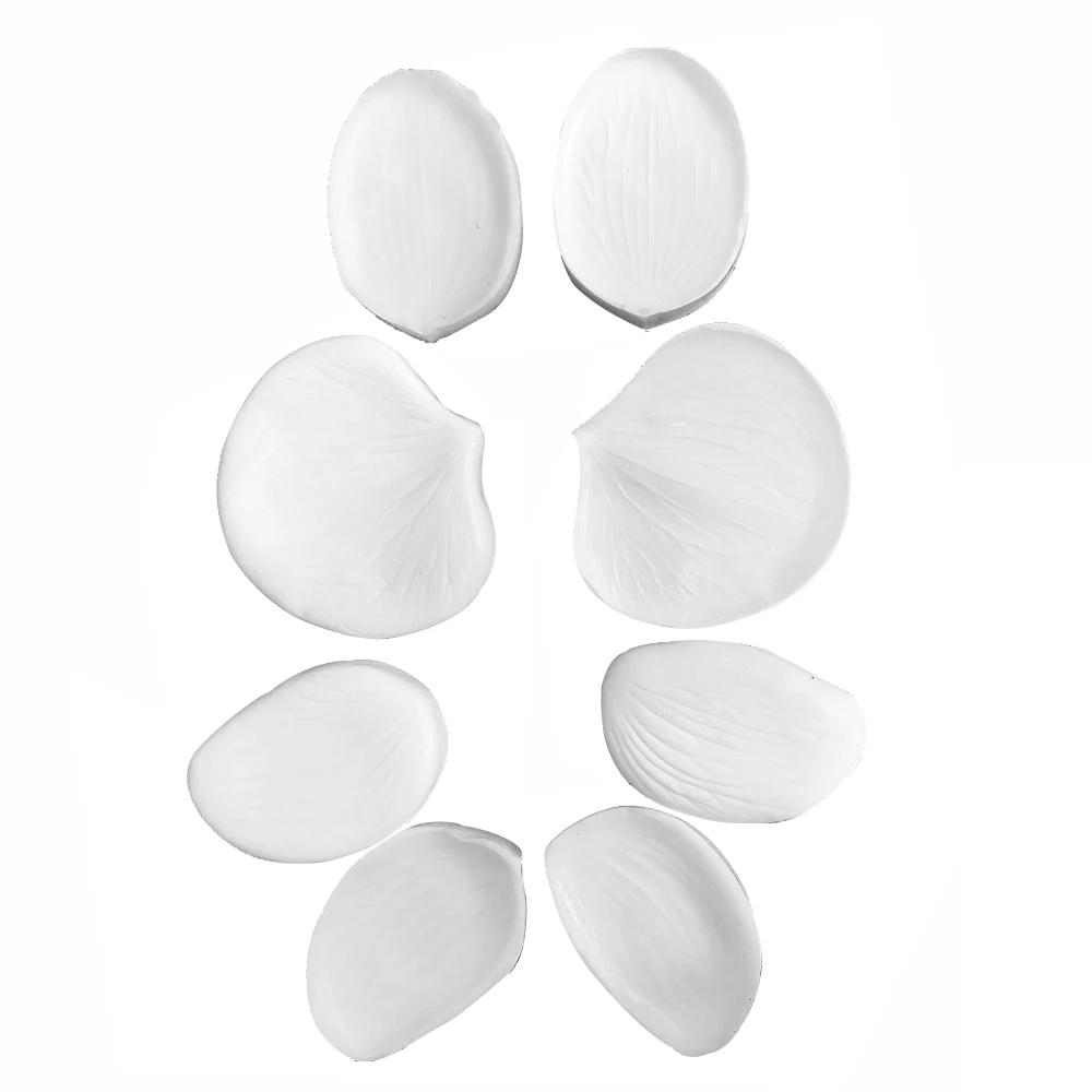 Форма для помадки ирис инвертирующий Сахарный цветок лепестки вены глиняные