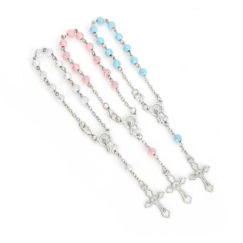 60 штук/четки браслет Детские четки Святое Причастие крещение ребенка