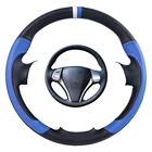 Чехол рулевого колеса автомобиля волоконная кожа для Nissan Teana Altima 2013-2016 X-Trail QASHQAI RogueПользовательский оплётка рулевого колеса