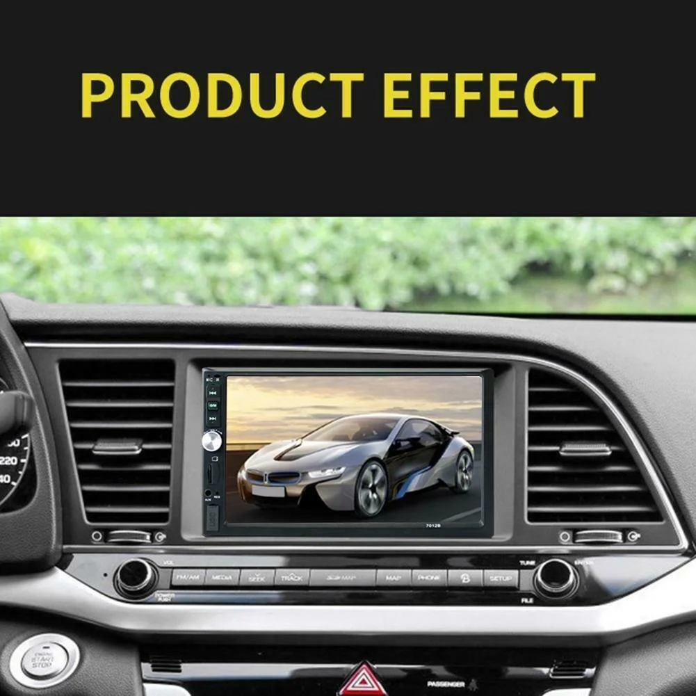 MP5 плеер 2 Din с сенсорным экраном 7 дюймов центральный мультимедийный