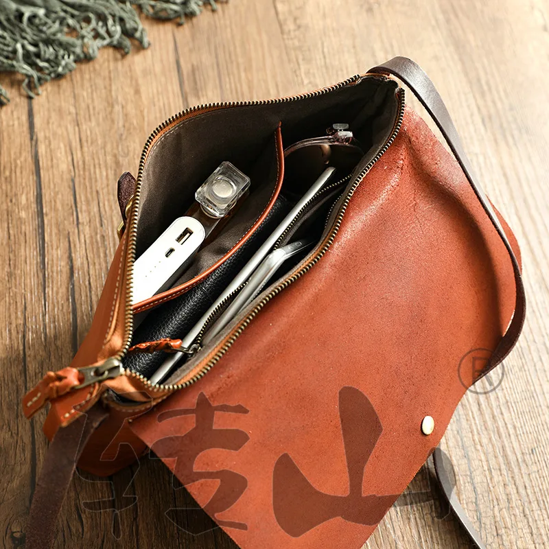 

Ladies' Luxury Designer Vintage Genuine Leather Realer Purses And Handbags Crossbody Shoulder Fashion Brand Bags For Women 2021