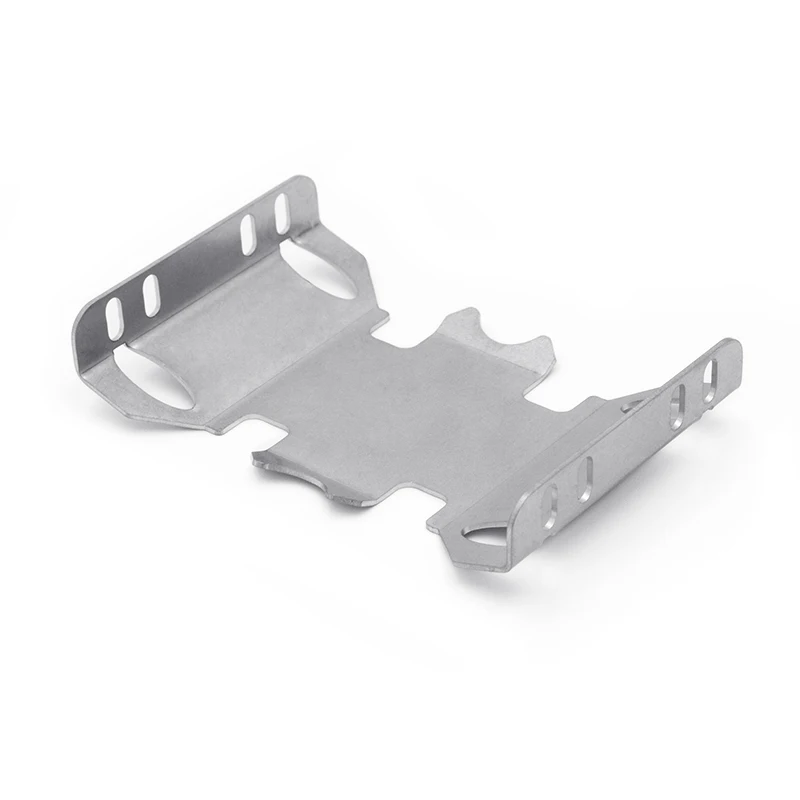 Armadura de chasis de acero inoxidable, protector de chasis inferior Universal, tablero antiara&ntilde;azos para Axial SCX10 90046 90047 RC, 1 unidad-2