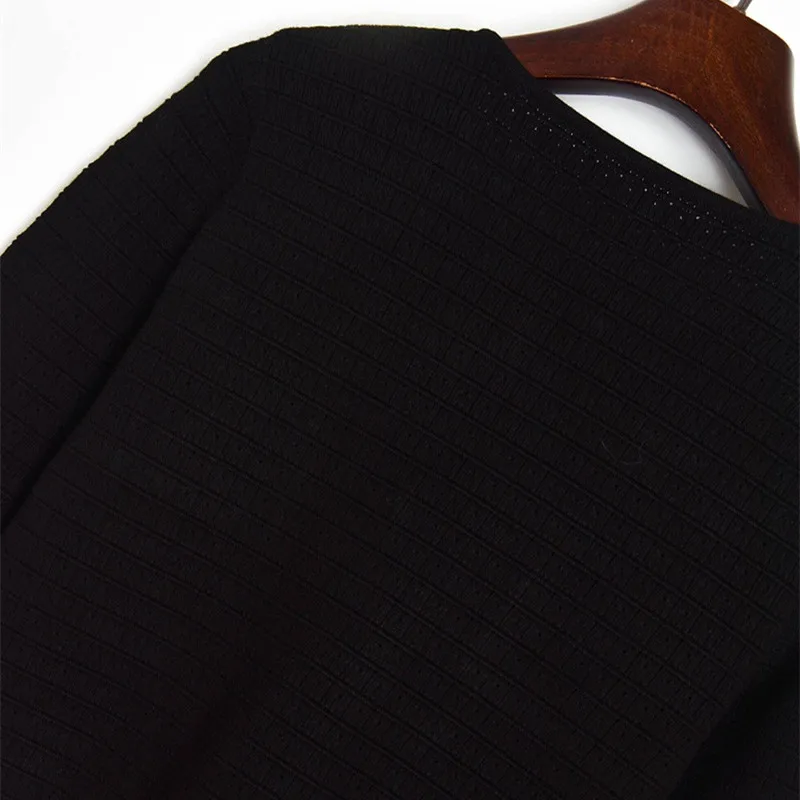 

Luxury Designer Brand Knitted Sweater for Women Vintage O Neck Contrast Color Corrugated Knitted Cardigans Clothes