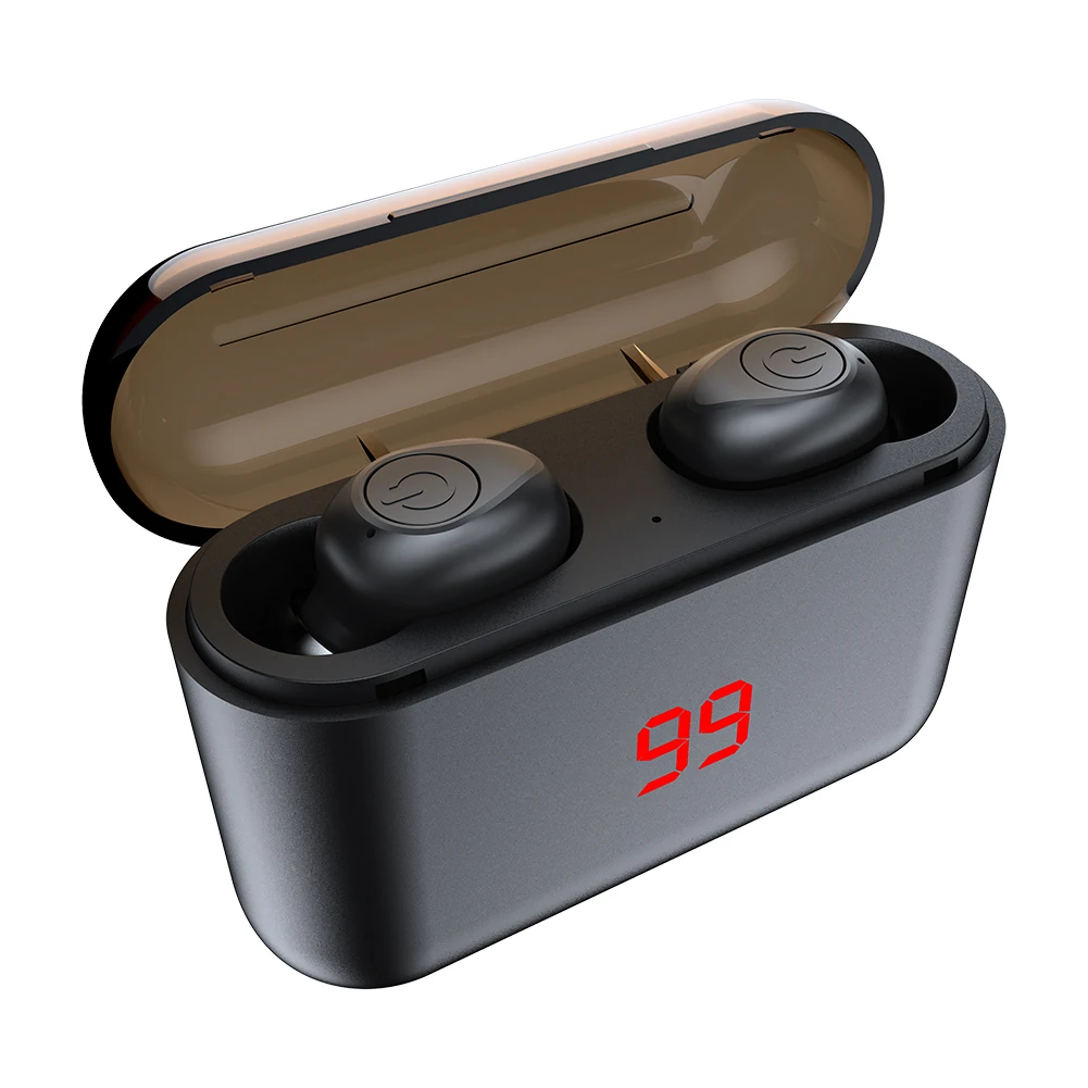 Беспроводные наушники Bluetooth 5 0 лидер продаж светодиодный цифровой дисплей