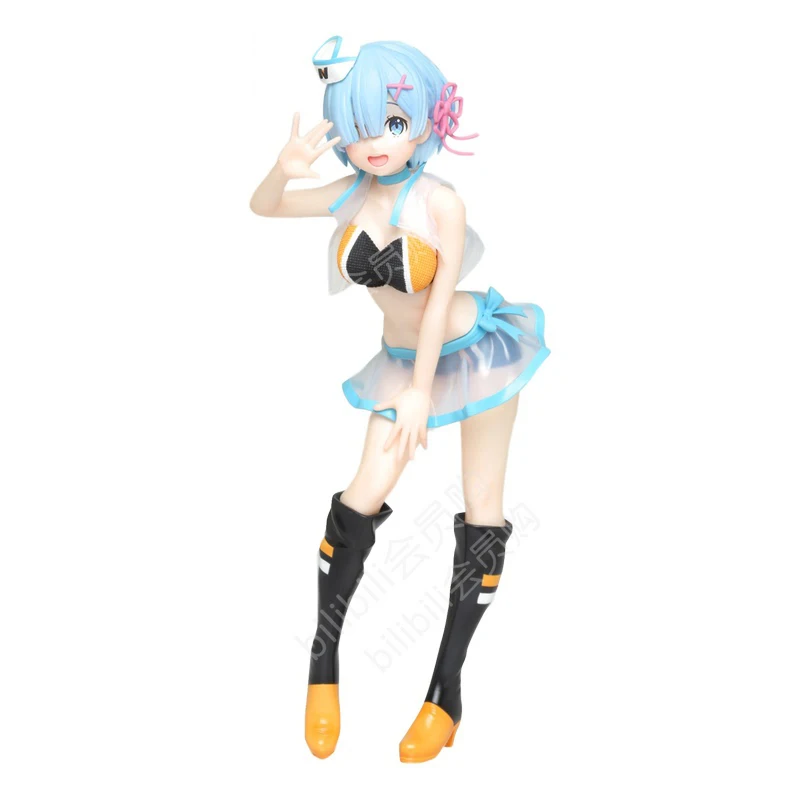 

Pre-Sale From Zero Rem Racing Girl Japanese Anime Figure Model Ornaments Collectibles Model Toys Anime toys gift