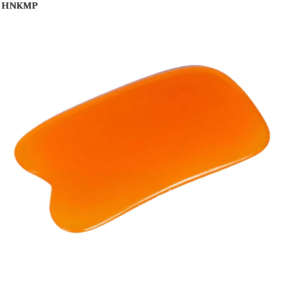 1 шт. натуральный гуаша массажер пчелиный воск смолы скрабирующая пластина для