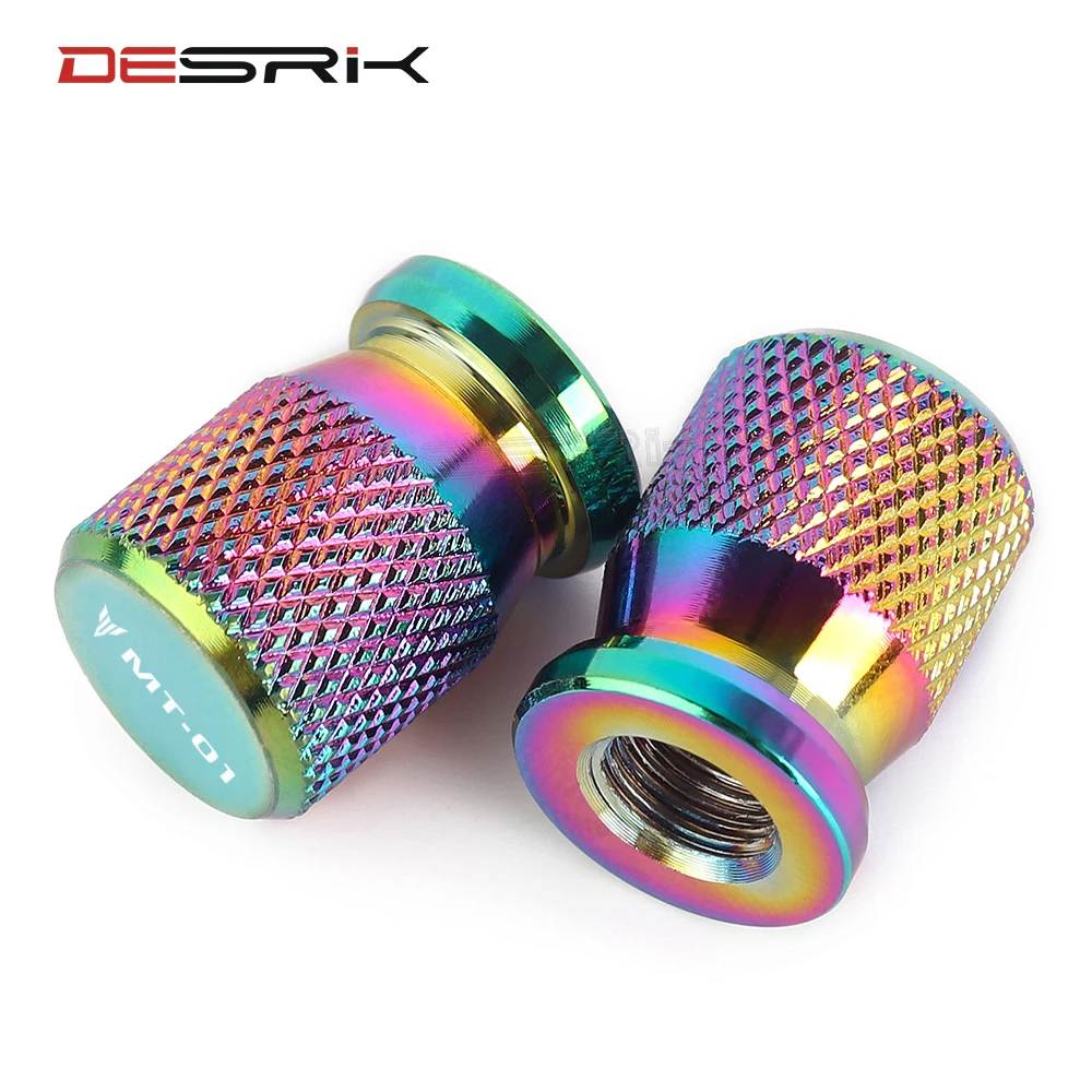 Одна пара универсальных алюминиевых колес для мотоцикла колпачки шин