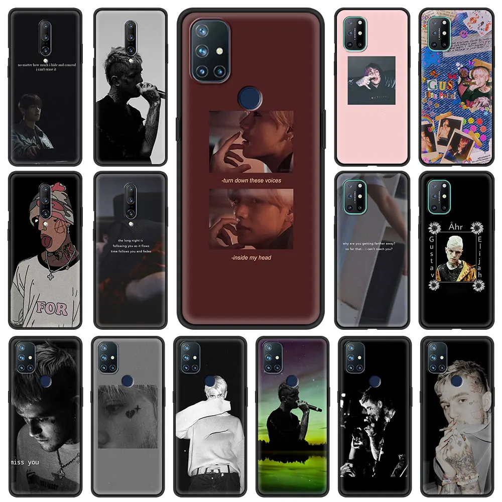 

lil peep Black Soft Cover for OnePlus 8 Nord N10 N100 8T 7 8 7T Pro 5G 6 6T Phone Case for 1+ 8Pro 7Pro TPU Shell
