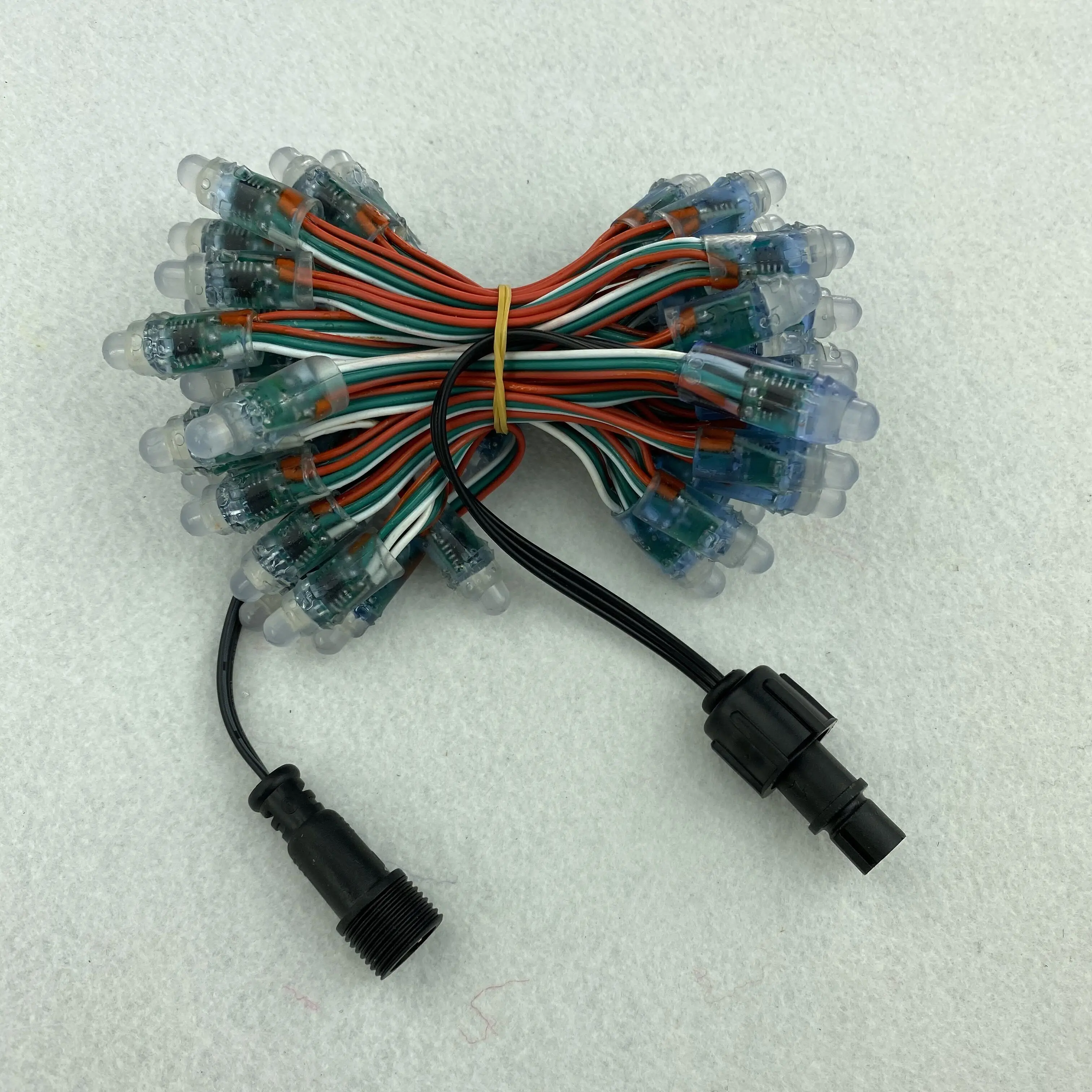 Акция! 50 узлов/WS2811 IC/DC5V/IP68/bullet/12 мм/умный пиксельный узел/3-дюймовый расстояние/24AWG