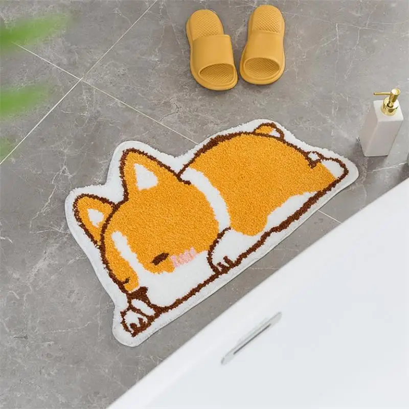 Нескользящий коврик для ванной впитывающий воду мультяшный кухни спальни напольные коврики входной двери