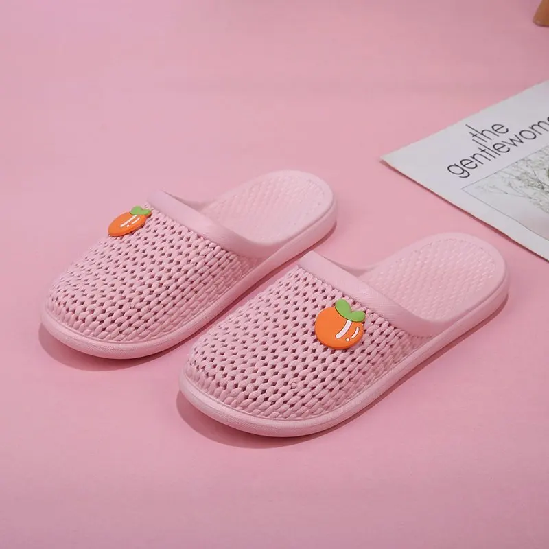 

2021 spring and summer fashion ladies solid color soft non-slip indoor slippers 1663KP