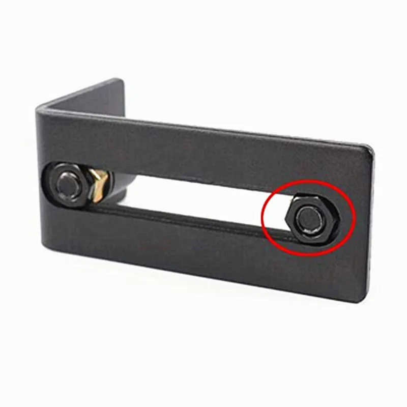 Новый черный Регулируемый напольный роликовый шкафчик для раздвижной двери