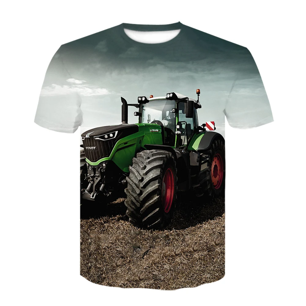 

Oversized 3D Print New Car Tractor t shirt Men Hip Hop Sweatshirts Casual Streetwear t-shirts O-neck tshirt Tops Men clothing