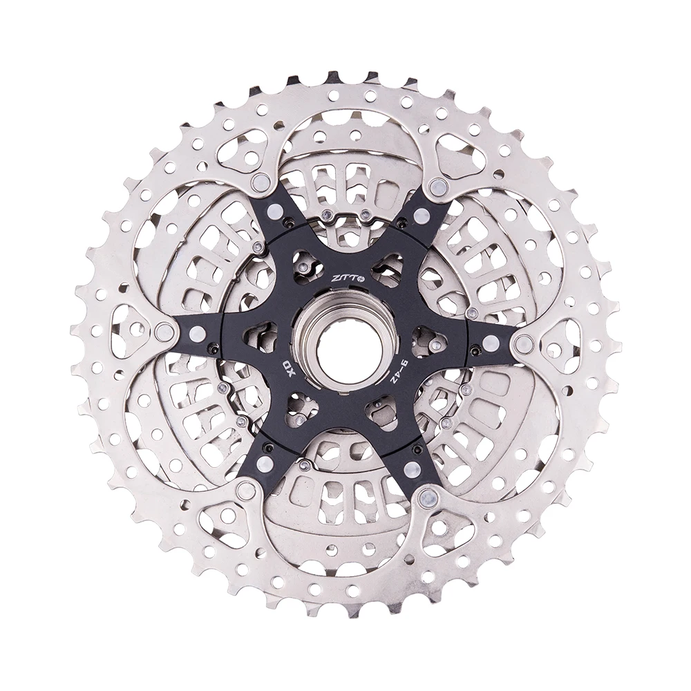 Велосипедная кассета ZTTO MTB 11 скоростей 9 42T звездочка XD легкая серебристая 42