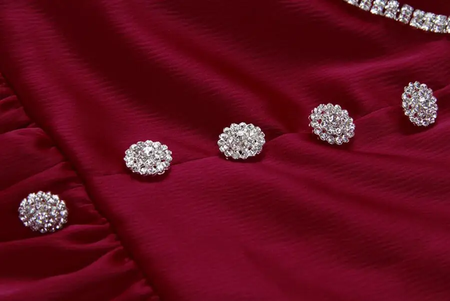 

Elegant Wine Party Maxi Dress Woman Diamond V-neck High Waist Elegant Solid Vestidos Lady Long Sleeve Dresses s693