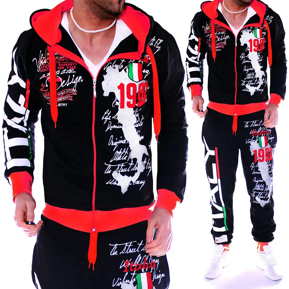 

ZOGAA Casual Suit Men Winter Sportwear Sets Tracksuit Men Brand Clothing Streetwear Tops Tees+Shorts Fashion Camisetas Hombre