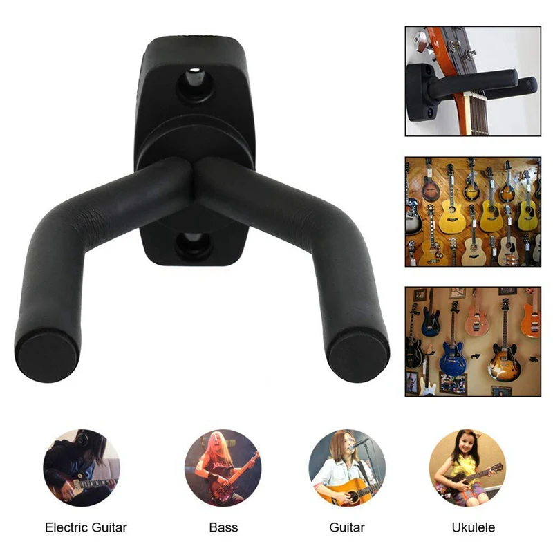 

Guitar Hanger Wall Mount Display Hook with 17 Keys Thumb Piano Mbira Mahogany Musical Instrument Kalimba Thumb Piano