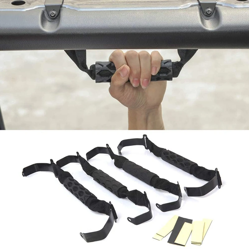

Car Front and Rear Steel Grab Handles for Jeep Wrangler JL 2018-2021