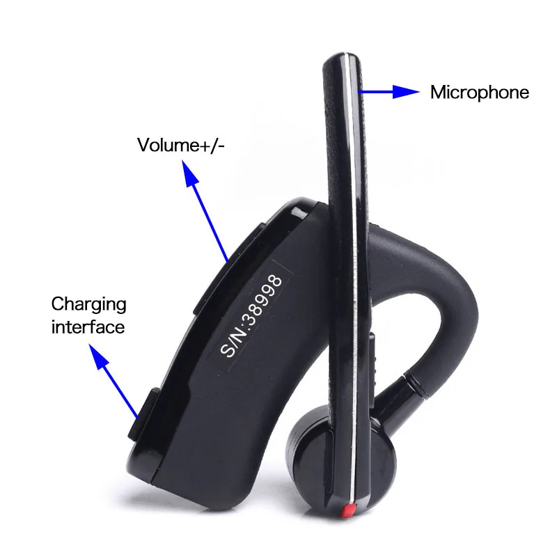 

10 шт в упаковке, новая иди и болтай Walkie Talkie “иди и Беспроводной хэндс-фри PTT Bluetooth гарнитура наушники для BaoFeng UV-5R UV-82 888S двухстороннее радио