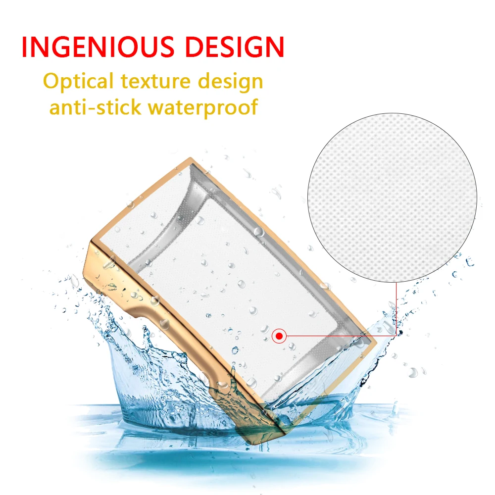 Новый 6 видов цветов ТПУ силиконовый защитный чехол для Fitbit Charge 3 мягкий