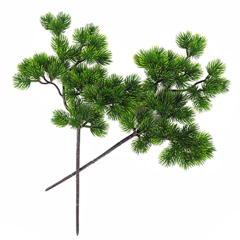 

Artificial Lifelike Home Decor Simulation Beauty Pine Phoenix Pine Tree Potted Plant Office DIY Decorative Bonsai Festival Gift
