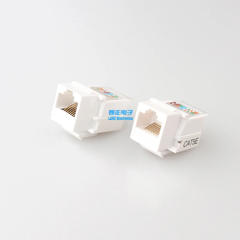 8P8C RJ45 Cat5e Cat6 UTP Keystone Jack разъем для настенной плиты без инструментов 90 градусов Интернет сети Ethernet Lan кабель