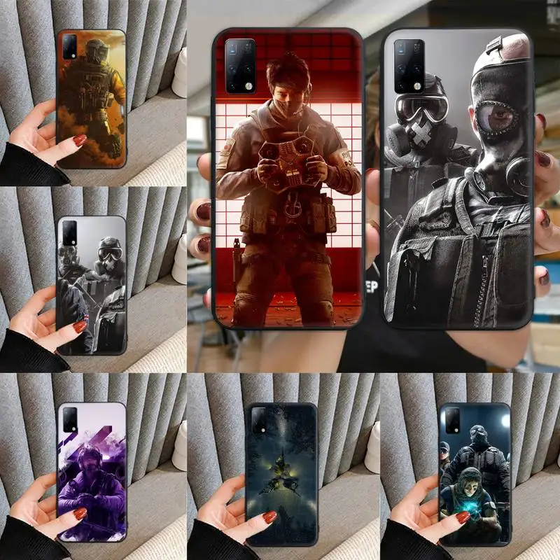 

Game rainbow six siege Printing Drawing Phone Case For Huawei P9 P10 P20 P30 P40 Novi Lite Pro Smart Cover