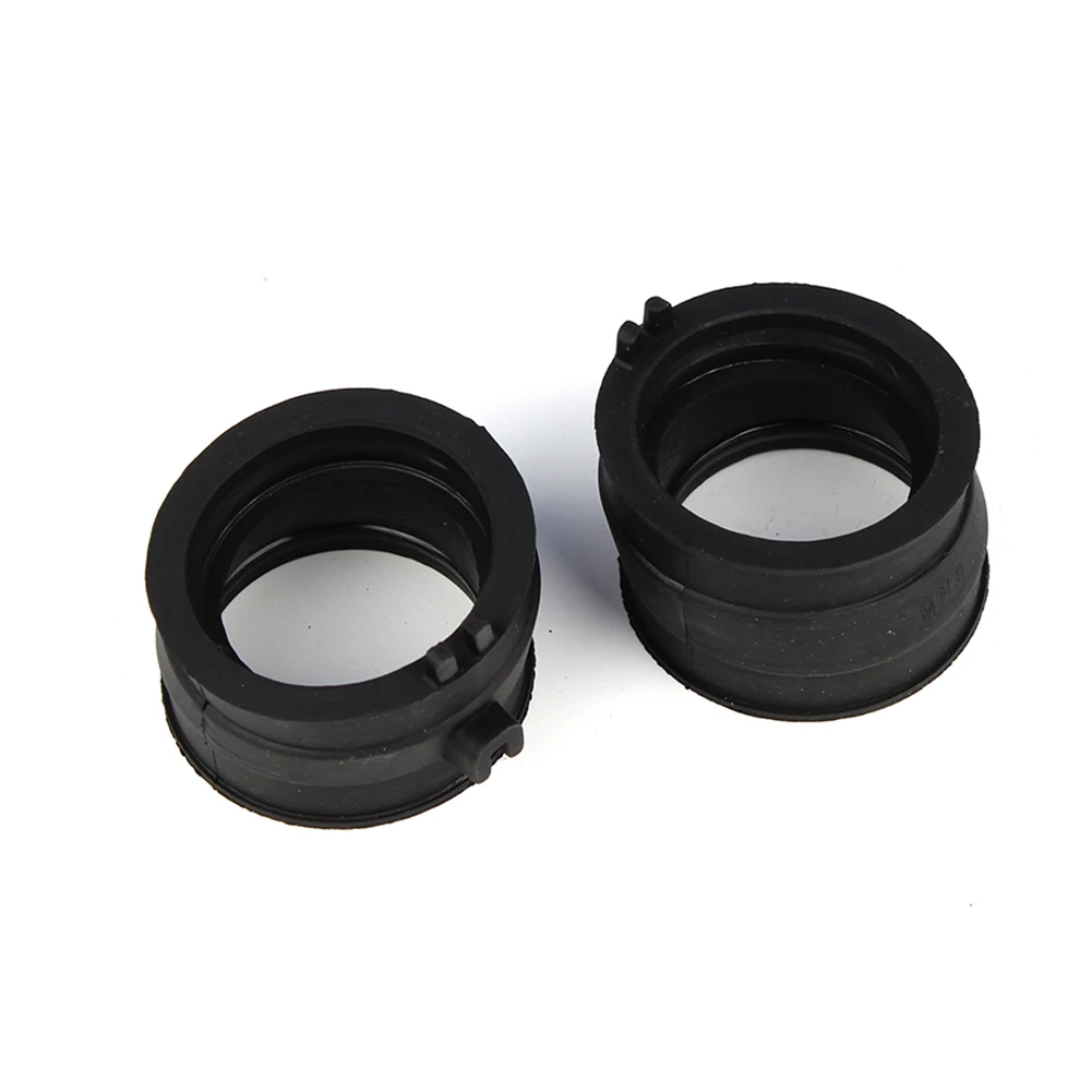 2x Motorcycle Carburetor Interface Adapter Intake Manifold Boots For Honda NTV650 NT650 VT600 VT750 XL600V XLV600 XL650V XLV650 |